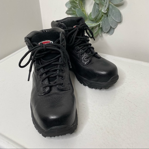 Iron Age Steel Toe Leather Uppers Boots 